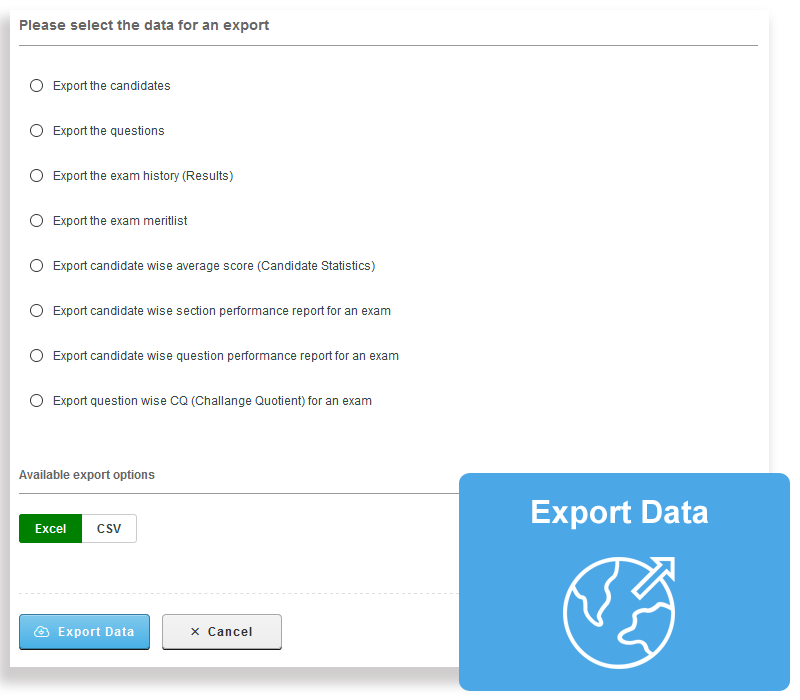 Assessment Software Data Export